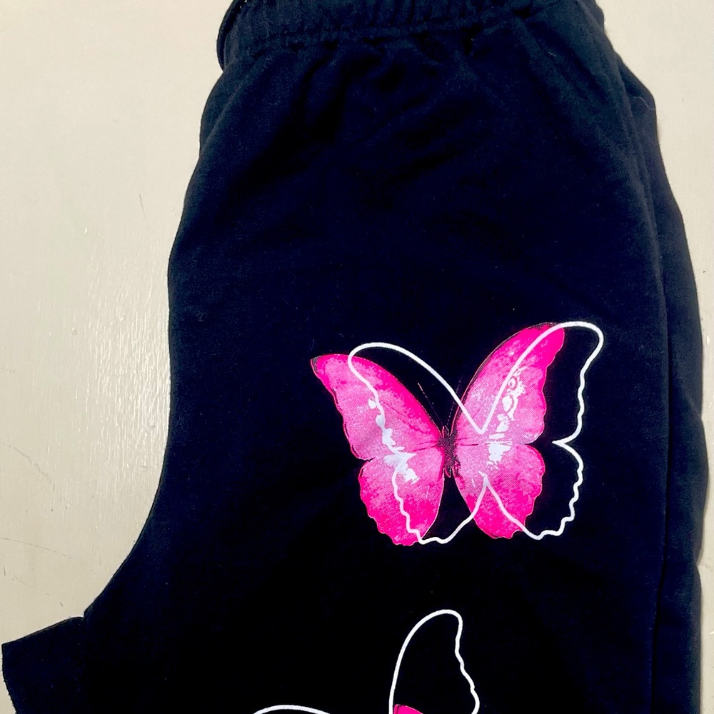 Size Lg Butterfly sweatpants